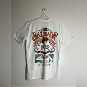 Balmain Tshirt white Unisex